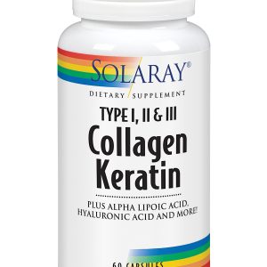 Solaray Collagen Keratin 60 Caps