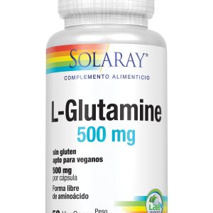 Solaray L Glutamine 500 Mg 50 Caps