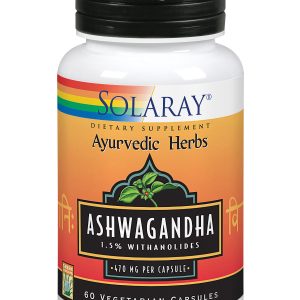 Ashwagandha 470 Mg 60 Caps Vegetales-Solaray