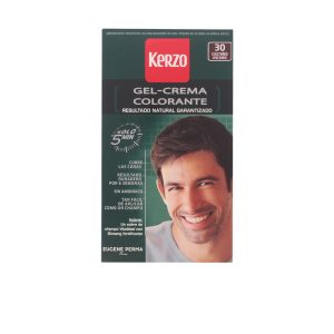 Kerzo Tinte Para Hombre Gel Crema Castaño Oscuro