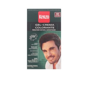 Kerzo Tinte Para Hombre Gel Crema Castaño