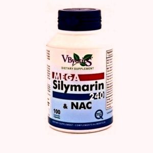 V.byotic Mega Silymarin 240 y Glutation Rabano Ne 100 Caps