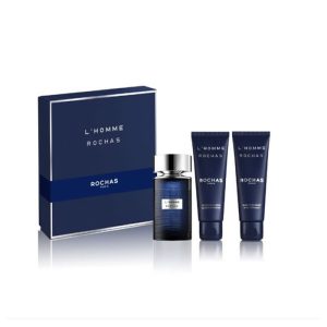 Rochas L'Homme De Rochas Eau De Toilette Spray 100ml Set 3 Piezas