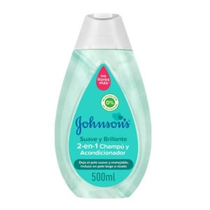Johnson's Suave Y Brillante 2 En 1 Champú Y Acondicionador 500ml
