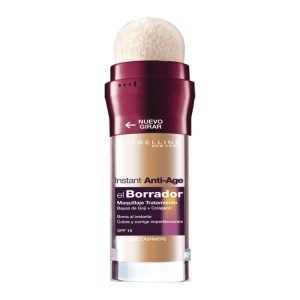 Maybelline Borrador Tono 21 Nude Base De Maquillaje Correctora De Imperfecciones, Manchas y Pequeñas Arrugas Pieles Claras - 20ml