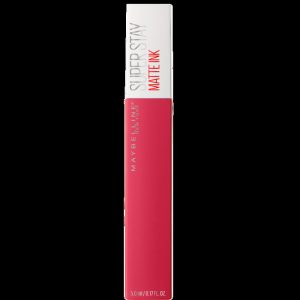 Maybelline Pintalabios Mate Larga Duración Superstay Matte Ink Tono 155 Savant Color Rosa