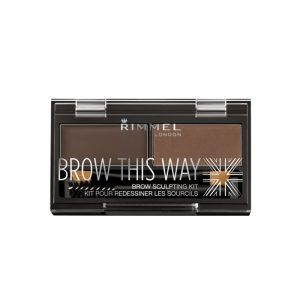 Rimmel Kit Sourcils Brow this way 003 Dark Brown