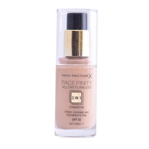 Max Factor Facefinity 3 In 1 Pre-Base, Corrector Y Base Spf20 77 Softhoney 30ml