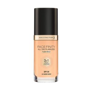 Max Factor Facefinity 3 In 1 Primer, Concealer & Foundation Spf20 44 Warm Ivory 30ml