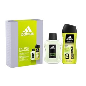 Adidas Men Pure Game Eau De Toilette Spray 100ml Set 2 Piezas