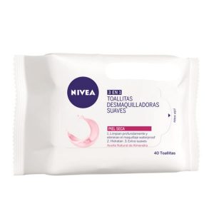 Nivea 3 En 1 Toallitas Desmaquilladoras Suaves 40 Unidades