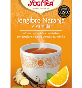 Yogi Tea Yogi Jengibre-Vainilla-Naranja 2g X 17 Bolsitas