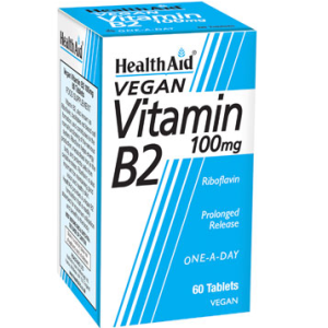 Health Aid Vitamina B2 Riboflavina 100 Mg 60 Comp