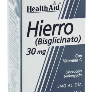 Health Aid Hierro Biglicinato 30 Mg 30 Comp