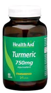 Health Aid Turmeric Root 60 Caps Curcuma
