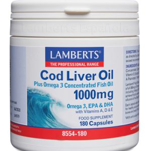 Lamberts Aceite Higado Bacalao 180 Caps