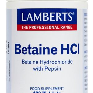 Lamberts Betaina Hcl 324 Mg 180 Tabs