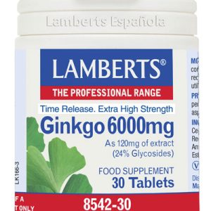 Lamberts Ginkgo Biloba 6000 Mg 180 Caps