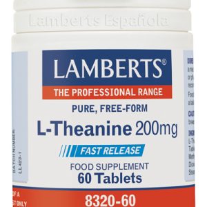 Lamberts L-Teanina 200 Mg 60 Tabs