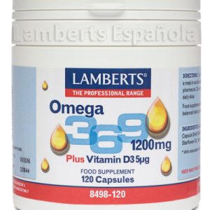 Lamberts Omega 3,6,9 1200mg Mas Vitamina D3 5ág 120cap