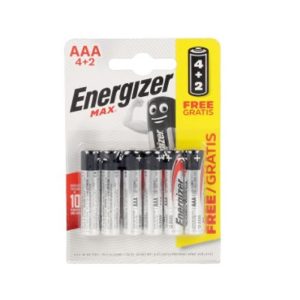 Energizer Max Power LR03 AAA Pilas 6 Unidades