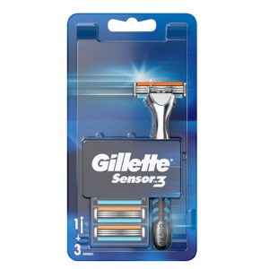 Gillette Sensor3 Maquinilla + 3 Recambios