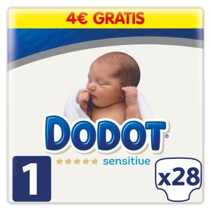 Dodot Sensitive Pañales Talla 1, 28 Pañales