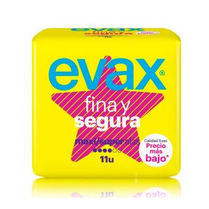 Evax Compresas Fina Y Segura Super 11U