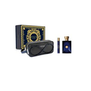 Versace Dylan Blue Eau De Toilette Spray 100ml Set 3 Piezas