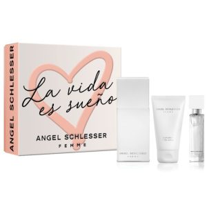 Angel Schlesser Femme Eau De Toilette Spray 100ml Set 3 Piezas