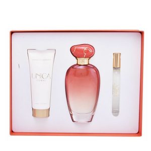 Adolfo Dominguez Única Coral Eau De Toilette Spray 100ml Set 3 Piezas