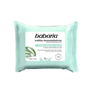 Babaria Aloe Vera Toallitas Desmaquilladoras 25 Unidades