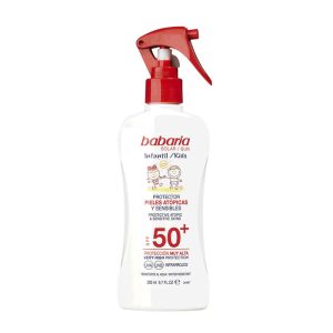 Babaria Spray Protector Infantil Spf50+ Piel Atópica Y Sensible 200ml