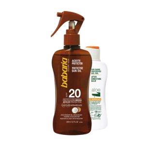 Babaria Aceite Protector Spf20 Coco 200ml Set 2 Piezas