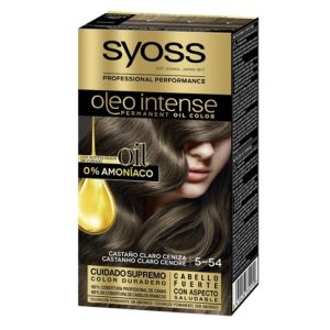 Syoss Oleo Intense Tinte Permanente 5-54 Castaño Claro Ceniza