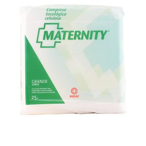 Indasec Maternity Compresa Celulosa Anatómica Grande 25 Unidades