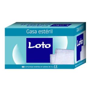 Indasec Loto Gasa Suave Hidrófila 100 Algodón 90 Uds