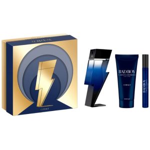 Carolina Herrera Bad Boy Cobalt Eau De Parfum Spray 100ml Christmas Set