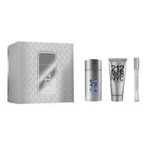 Carolina Herrera 212 Men Eau de Toilette Spray 100ml Set 3 Piezas