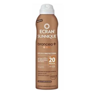 Ecran Sunnique Broncea+ Leche Protectora Spf20 Spray 250ml