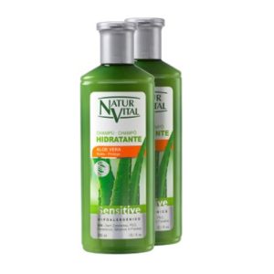 Naturvital Sensitive Champú Hidratante Aloe Vera 2x300ml