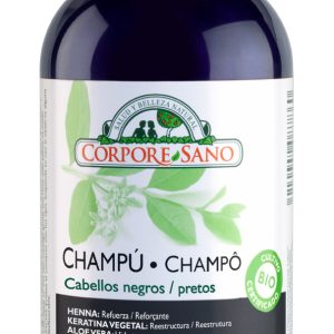 Corpore Champu Henna 300ml Cabellos Negros Bio