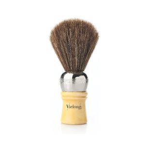 Vielong Brocha Barbera Profesional De Pelo De Caballo 21mm Marrón