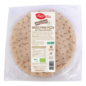 Granero Bases De Pizza Con Trigo Sarraceno Sin Gluten Bio