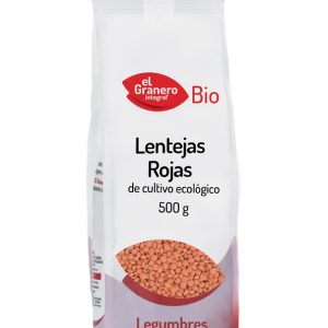 Granero Lentejas Rojas Bio 500g