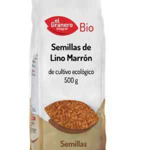 Granero Semillas De Lino Marrón Bio 500g Tostadas