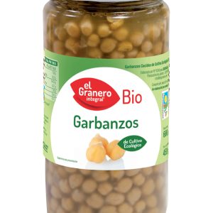 Granero Garbanzos Cocidos Bio 660g