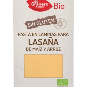 Granero Laminas Lasaña Sin Gluten Bio 250g