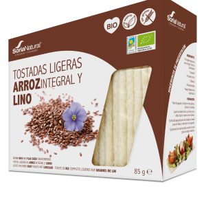 Alecosor Bio Tostadas De Arroz y Lino