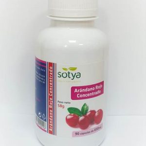 Sotya Arandano Rojo 90 Cap De 650 Mg